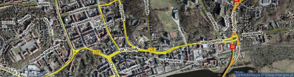 Zdjęcie satelitarne Góra Powstańców ul.